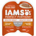 Comida úmida para gatos, porções perfeitas, frango adulto saudável 48x75g - Iams