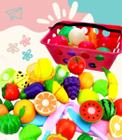 Comidinha De Brinquedo Frutas E Legume Infantil C/ Velc - UNOTOYS