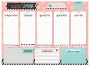 Como organizar a vida com planner semanal de geladeira que já vem com caneta