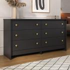 Cômoda 136cm com 6 Gavetas Flex Multimóveis MP4275