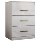 Comoda 3 Gavetas 0420 Branco Moval