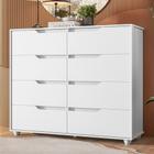 Cômoda 8 Gavetas Flex Doble Albatroz