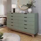 Cômoda Alice 10 Gavetas em 100% Mdf