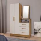 Cômoda com Espelho 1 Porta 3 Gavetas NT 5165