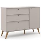 Cômoda Infantil com Porta Retro Gold Cinza Eco Wood Matic