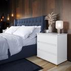 Cômoda Mini Ej Versatil 3 Gavetas Com Pés de Madeira Branco
