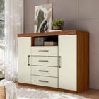 Cômoda para Quarto 2 Portas 4 Gavetas 1 Nicho Master