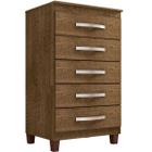 Cômoda para Quarto 5 Gavetas com Pés Cannes 