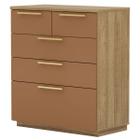 Cômoda para Quarto com 5 Gavetas MDP Debai