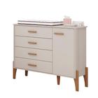 Comoda Quarto Infantil Iris com 4 Gavetas e 1 Porta
