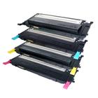 Compatível: Kit 4 Toner para Samsung CLP 325 CLX3185FW K407S CYMK Compatível