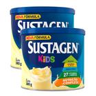 Complemento Alimentar Sustagen Kids Baunilha Lata 380g Kit com duas unidades