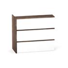 Complemento Balcao de Atendimento P25 Pandin 125 CM Walnut e Branco