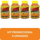 Composto Antigripal Farmel Mel, Ervas e Agrião 350g Kit Promocional 4 Unidades