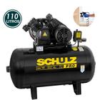 Compressor 10,0/110l 02,0cv 140lbf pro csv 10/110  kit