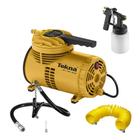 Compressor Ar Direto Tufão + Kit Bivolt 50psi Cd1251bk Tekna