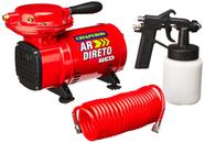 Compressor Ar Direto Tufao Pintura Red 40psi 1/3hp Chiaperini