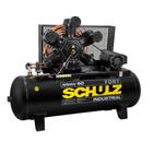 Compressor de ar 60 pés 425 litros 15 hp 175 lbs trifásico - Fort MSWV 60/425 - Schulz