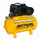 Compressor de ar 9 pés 100L 2 hp 140 libras monofásico - CMV-10PL/100A - Motomil
