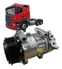 Compressor de Ar Cond Scania Série P, R, T...1998 - 2008 - Magneti Marelli