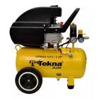 Compressor de ar elétrico portátil Tekna CP8525C monofásica 24L 2,5hp 127V 60Hz amarelo
