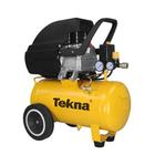 Compressor de ar elétrico portátil Tekna CP8525C monofásica 24L 2hp 127V 60Hz amarelo