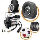 Compressor de Ar Para Pneu Carro Caminhao Van Moto Onibus Portatil Pratico 12V Veicular Pequeno