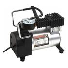 Compressor de ar portátil 12v metal automotivo com manômetro inflador de pneus e balões