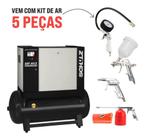 Compressor parafuso 230l srp4015 + air kit 5 pçs schulz 110v/220v