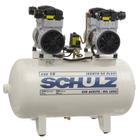 Compressor Schulz CSD 18 100 Litros 120 Libras 2 Motores 1.5 cv 220v Monofásico Isento de Óleo