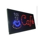 Comprimento de sinal luminoso LED para CAFE Business 25 cm x 48 cm - Lightbek Official Store