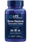 Comprimidos mastigáveis Life Extension Bone Restore sem açúc