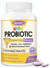 Comprimidos probióticos para mastigar ZEBORA Kids Digestive Health 5B CFus