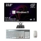 Computador All In One Intel I5 16GB ram Ssd 512GB PC Completo Tela 23,8 Wifi Windows 11 Bluetooth teclado mouse sem fio pacote office Webcam 5.0mp