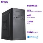 Computador B200 Pentium G5500 3.80ghz Memória 4gb Ddr4 Ssd 120gb Fonte 200w Windows 11 Pro - SKUL