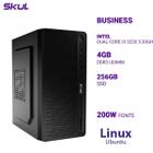 Computador B300 Dual Core I3 3220 3.30ghz Memória 4gb Ddr3 Ssd 256gb Fonte 200w Linux Ubuntu