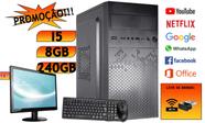 Computador basico completo i5 2400 8gb ssd 240 gb monitor - AGS