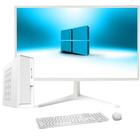 Computador Branco Completo Compacto Intel Core i5, 16GB de memória, SSD 256GB, Windows 10, Monitor LED 19.5" - 3green Slim 3GS-0112
