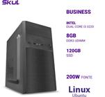 Computador Business B300 Dual Core I3 3220 MEM 8GB DDR3 SSD 120GB Fonte 200W Linux (7908445409637) - SKUL