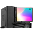 Computador Completo Ark, Intel Core i3 10100F, 4GB, SSD 480GB, Windows 10 Pro + Monitor 19 LED HDMI + KIT Multimidia