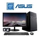 Computador Completo PC CPU Flex ASUS Intel Core i3 16GB HD 500Gb Com Kit Monitor 17"