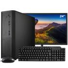 Computador Completo SFF Slim Ark Monitor 24'' Intel Core i7 2600 16GB SSD 480GB Windows 10 Pro Kit Multimidia