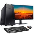 Computador Completo TOB Intel Core i3 com SSD 120GB Memória 4GB Windows 10 Pro Trial, Teclado e Mouse, Monitor 19" Desktop PC CPU