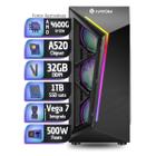 Computador Cpu PC Gamer AMD Ryzen 5 4600g Vega 7 32gb ddr4 1tb ssd sata - PC Master - PC Master