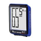 Computador de bicicleta sem fio Wokex Waterproof LCD Velocímetro azul