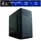 Computador Desktop ICC IV2543SM19 Intel Core I5 320 ghz 4gb HD 2TB HDMI FULL HD Monitor LED 19,5