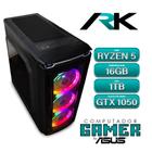 Computador Gamer AMD Ryzen 5 1600 By Asus 16GB HD 1TB Vídeo GTX 1050 4GB Windows 10 - ARK
