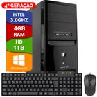 Computador Intel 3.0 4Gb Hd 1Tb + Kit