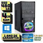 Computador Intel Core i5 2500, 4GB, SSD 480GB, Windows 10, preto.