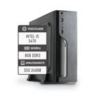 Computador kit slim atx intel i5 3470 8gb ssd 240gb - C3TECH